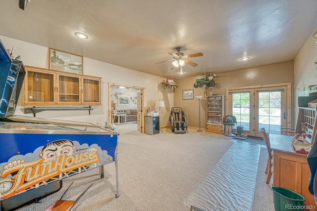 8126 Buck Run, Salida, CO 81201 - interior space featuring access to outside and recessed lighting