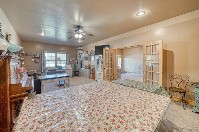8126 Buck Run, Salida, CO 81201 - carpeted bedroom with french doors
