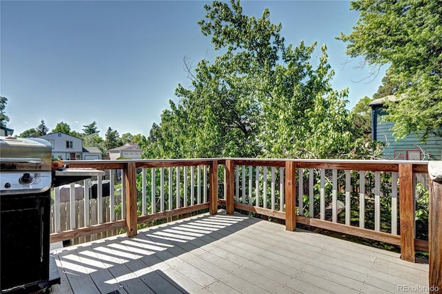 4833 S Pitkin Ct, Aurora, CO 80015 - view of wooden terrace