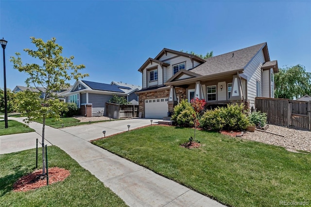 16352 E 104th Way, Commerce City, CO 80022 - craftsman-style home with driveway and an attached garage