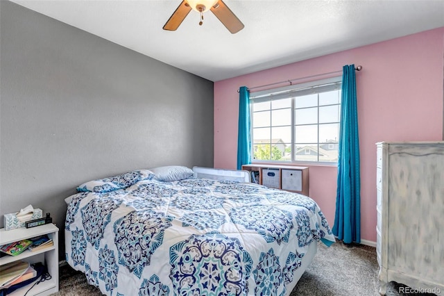 16352 E 104th Way, Commerce City, CO 80022 - carpeted bedroom featuring a ceiling fan