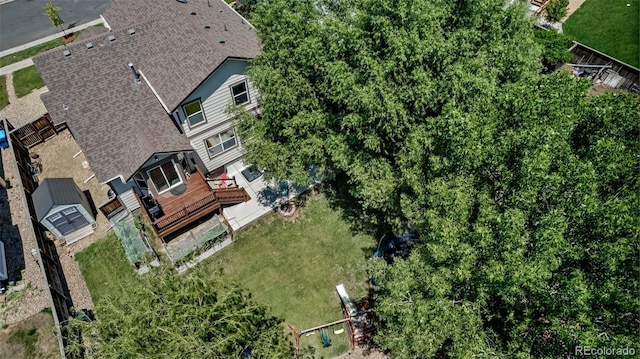 16352 E 104th Way, Commerce City, CO 80022 - aerial view of property and surrounding area