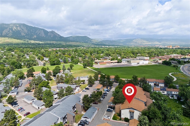 850 W Moorhead Cir Unit 3L, Boulder, CO 80305 - aerial view of residential area featuring a mountain backdrop