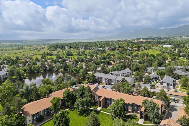 850 W Moorhead Cir Unit 3L, Boulder, CO 80305 - aerial view of residential area with a water and mountain view