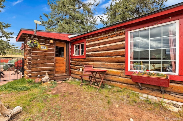 500 Fourth St, Fairplay, CO 80440 - back of property featuring log exterior