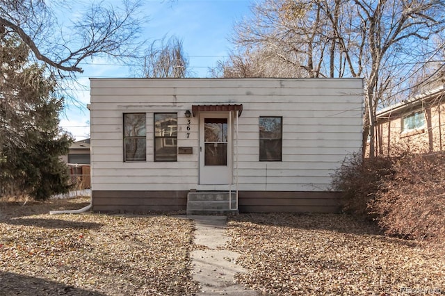 view of front of home