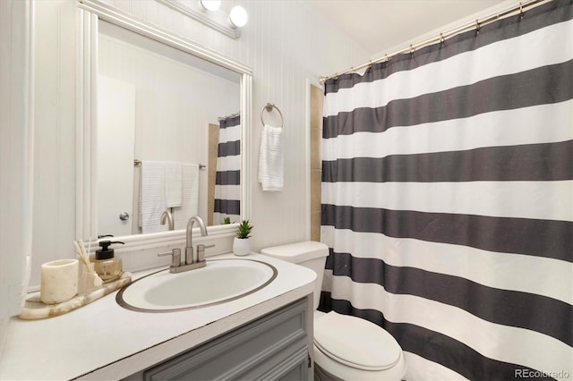 1760 W 74th Way, Denver, CO 80221 - bathroom featuring vanity and a shower with shower curtain