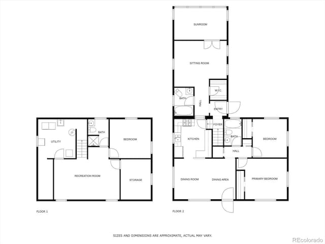 1760 W 74th Way, Denver, CO 80221 - view of property floor plan