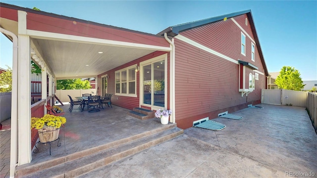 18009 E 47th Pl, Denver, CO 80249 - view of patio featuring entry steps and outdoor dining area