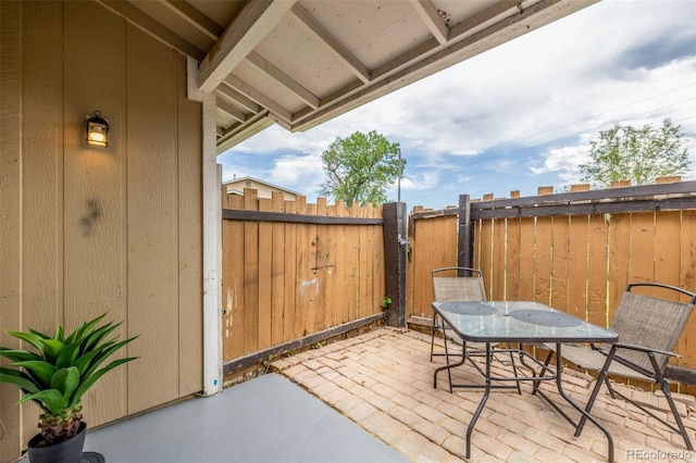 2232 Coronado Pkwy Unit B, Denver, CO 80229 - view of patio featuring outdoor dining area