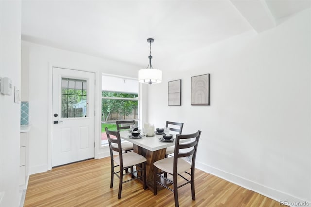 5445 Nebraska Way, Denver, CO 80246 - dining room featuring light wood finished floors and baseboards