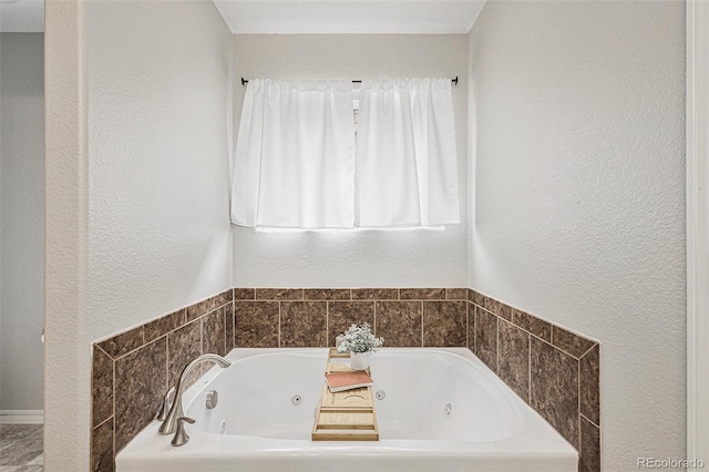 bathroom with a bathing tub