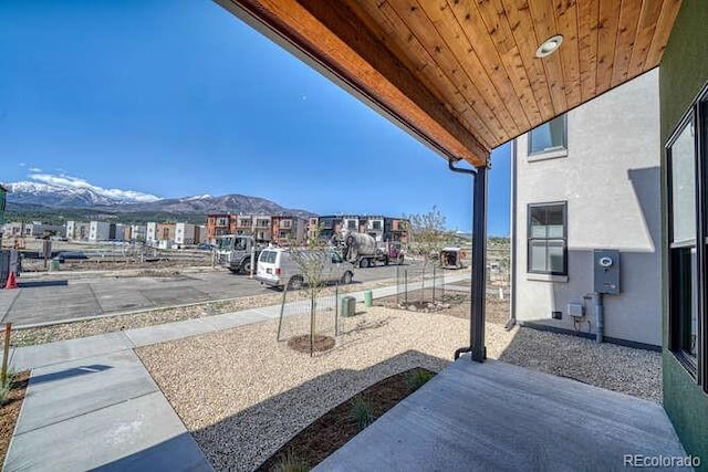 136 Chase St, Salida, CO 81201 - view of patio featuring a mountain view