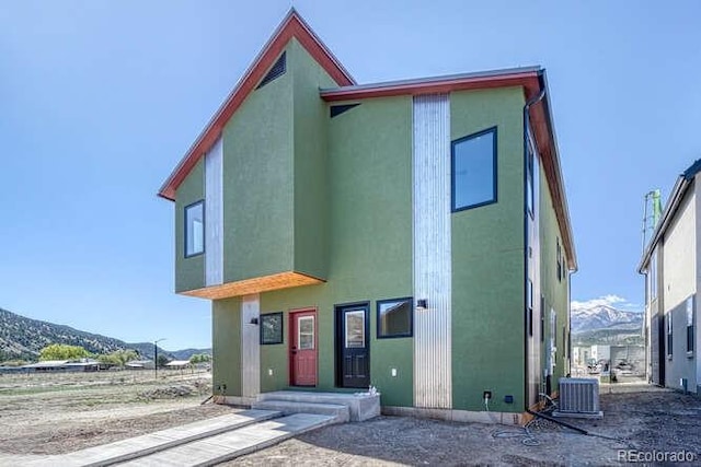 136 Chase St, Salida, CO 81201 - contemporary home featuring a mountain view and stucco siding