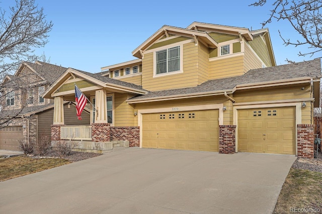 craftsman house featuring a porch