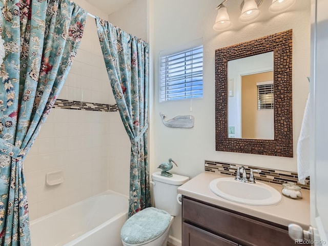 16658 Prospect Ln, Broomfield, CO 80023 - bathroom featuring shower / bath combination with curtain and vanity