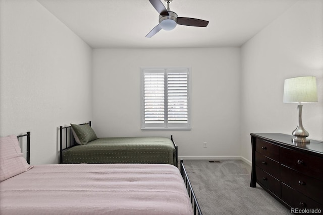 4391 Mcmurdo Ct, Castle Rock, CO 80108 - carpeted bedroom featuring baseboards and ceiling fan