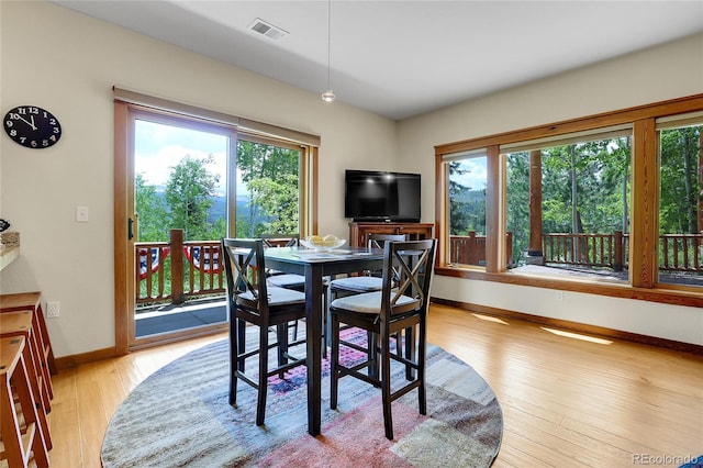 147 Forest Trl Unit 3, Winter Park, CO 80482 - dining room featuring baseboards and light wood-type flooring