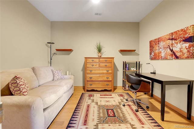 147 Forest Trl Unit 3, Winter Park, CO 80482 - home office featuring light wood finished floors and baseboards