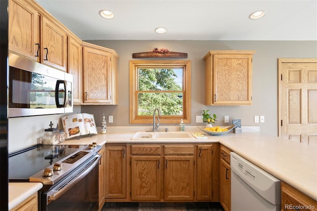 713 Aspen Rd, Golden, CO 80401 - kitchen with appliances with stainless steel finishes, recessed lighting, and light countertops