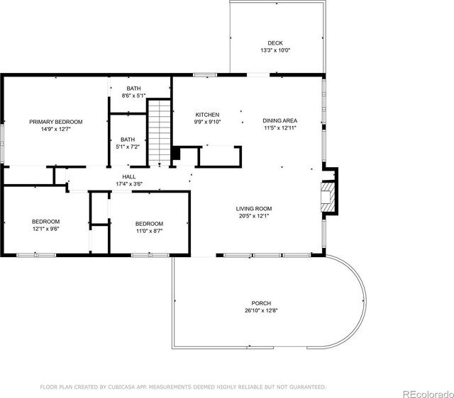 713 Aspen Rd, Golden, CO 80401 - view of floor plan / room layout