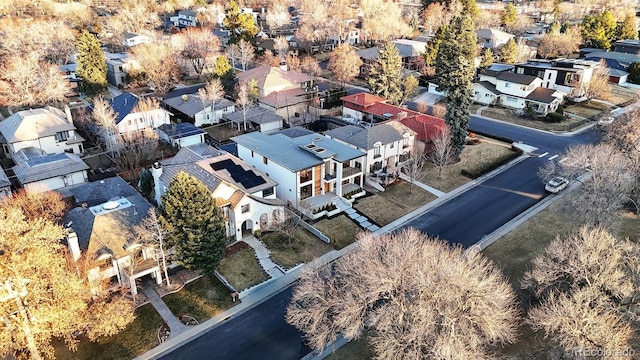 birds eye view of property featuring a residential view