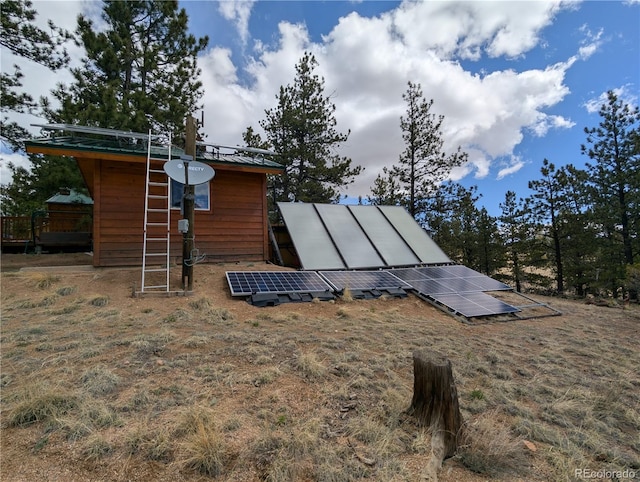 2117 Badger Creek Rd, Hartsel, CO 80449 - view of outbuilding featuring solar panels