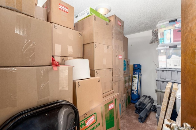 view of storage room