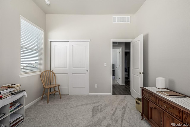 interior space with a closet