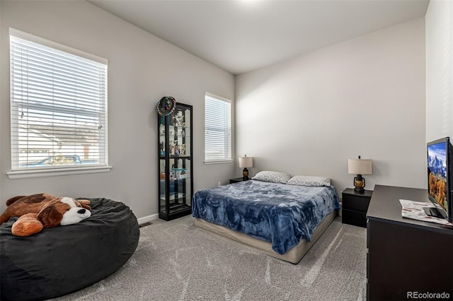 bedroom featuring carpet floors