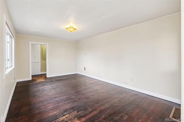 532 Front St, Fairplay, CO 80440 - unfurnished room with dark wood-style flooring and baseboards