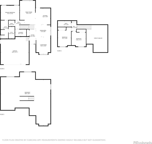 1057 Mt Oxford Ave, Severance, CO 80550 - view of floor plan / room layout