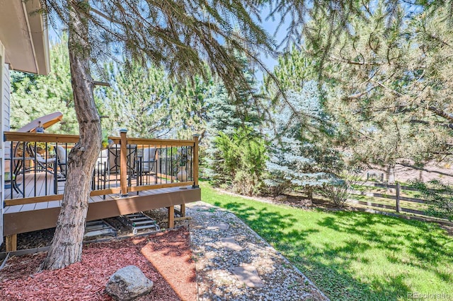 11803 E 114th Pl, Commerce City, CO 80640 - view of yard with a deck