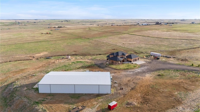 942 S County Road 129th Rd, Bennett, CO 80102 - birds eye view of property with a rural view