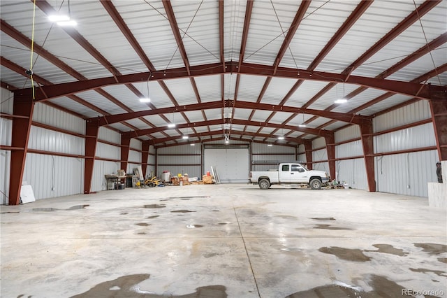 942 S County Road 129th Rd, Bennett, CO 80102 - garage featuring metal wall
