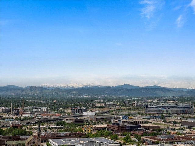 891 14th St Unit 2505, Denver, CO 80202 - mountain view with nearby urban area