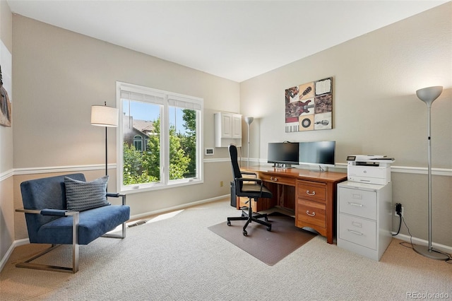 9556 Kemper Dr, Lone Tree, CO 80124 - office with light carpet