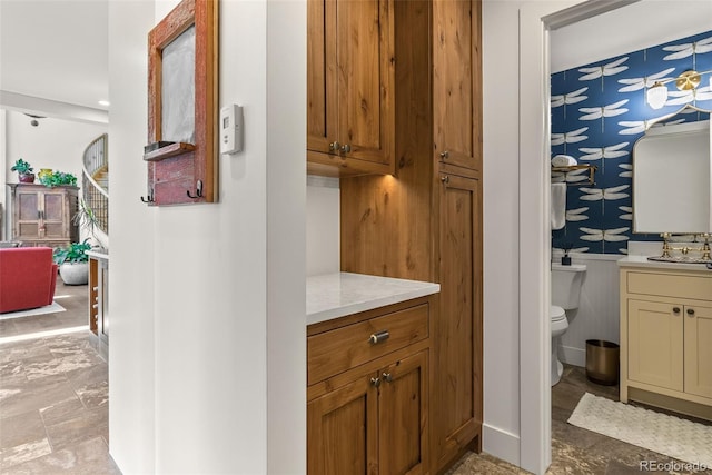 192 Nova Dr, Pine, CO 80470 - bathroom with vanity and toilet