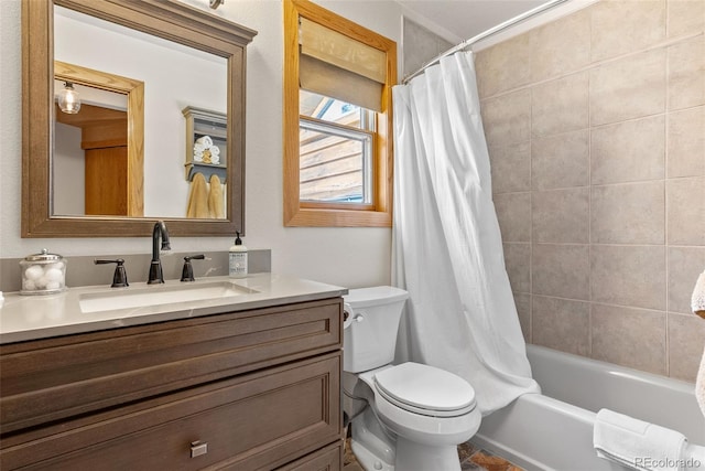 192 Nova Dr, Pine, CO 80470 - full bath featuring vanity and shower / bath combination with curtain