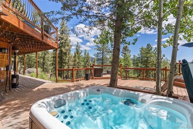 192 Nova Dr, Pine, CO 80470 - view of swimming pool with a deck