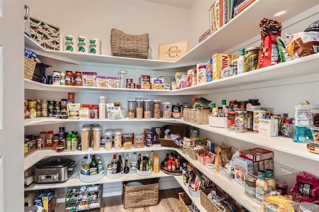 view of pantry