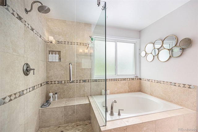5265 S Cathay Way, Centennial, CO 80015 - full bathroom with a tile shower and a bath