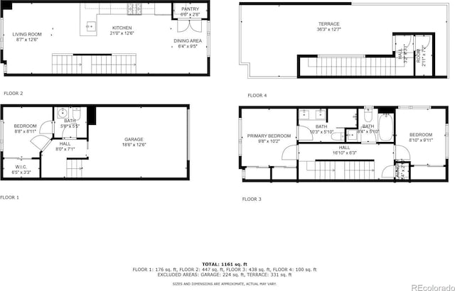 2105 S Galapago St Unit 4, Denver, CO 80223 - floor plan / room layout