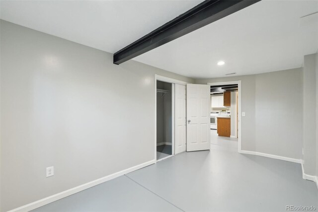 9455 W 81st Ave Unit A, Arvada, CO 80005 - below grade area with baseboards and recessed lighting