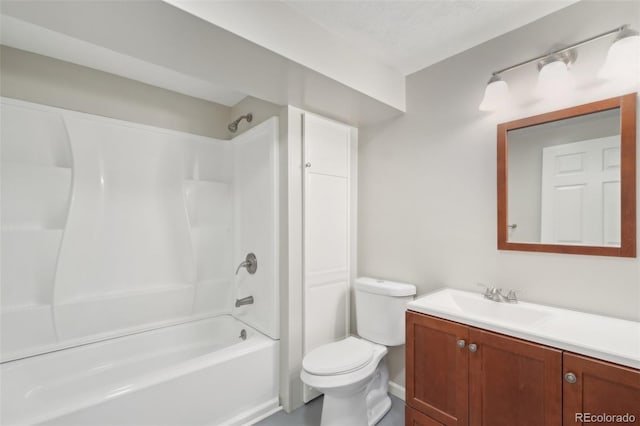 9455 W 81st Ave Unit A, Arvada, CO 80005 - full bath featuring vanity, shower / bath combination, toilet, and baseboards