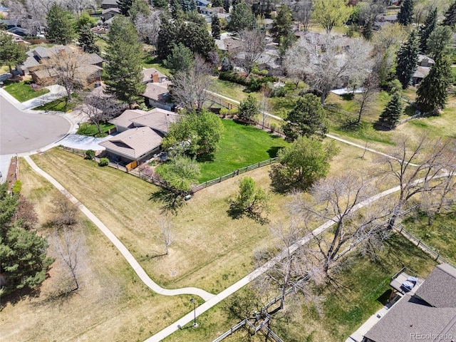 6490 S Pontiac Ct, Centennial, CO 80111 - birds eye view of property with a residential view