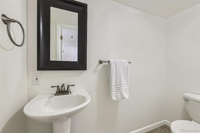 3734 Licorice Trl, Castle Rock, CO 80109 - half bath featuring toilet and a sink