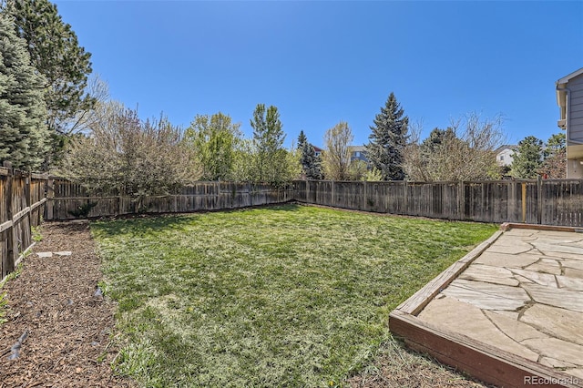 3734 Licorice Trl, Castle Rock, CO 80109 - fenced backyard featuring a patio area