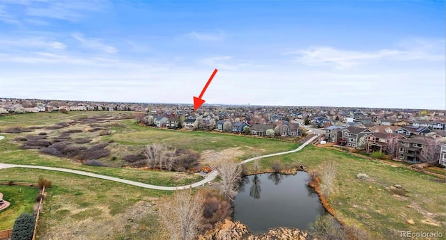 5049 Heatherglen Dr, Highlands Ranch, CO 80130 - view of property location with nearby suburban area and a nearby body of water