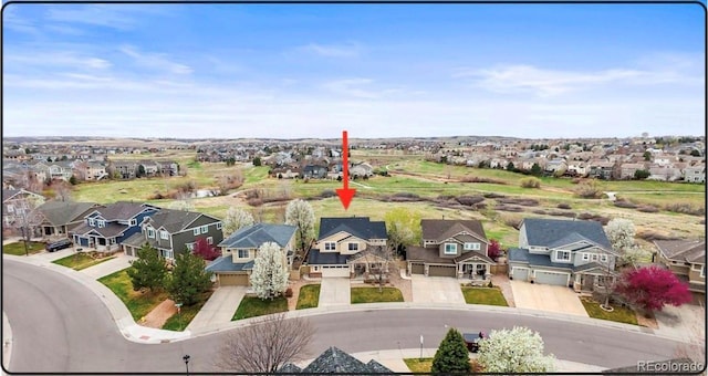 5049 Heatherglen Dr, Highlands Ranch, CO 80130 - aerial perspective of suburban area